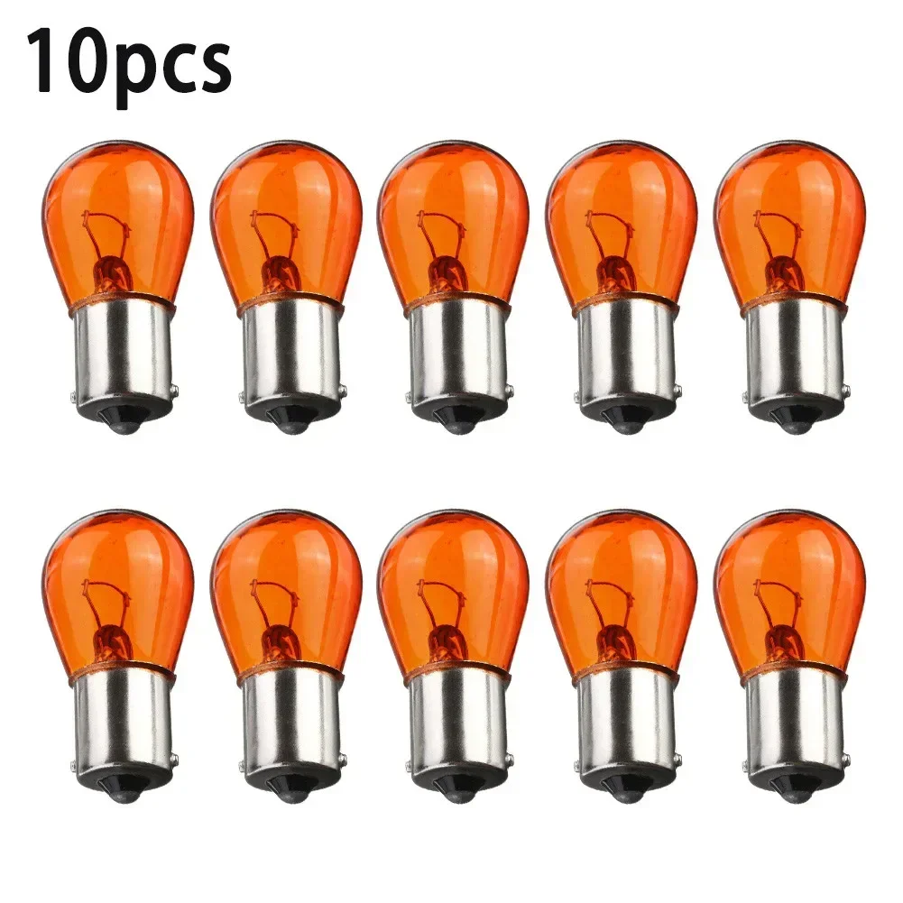 

10pcs LED Bulbs Fit For Standard PY21W, BA15s Or 581 Bulb For Side Position And Parking Lights Indicator Fog And Reversing Light