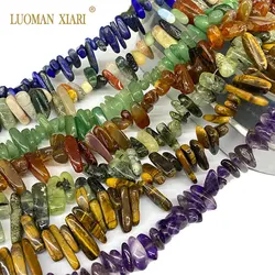 Wholesale Irregular Natural Stone Beads Agates Amethysts Tiger Eye Crystal DIY for Jewelry Making Necklace Bracelet Accessories