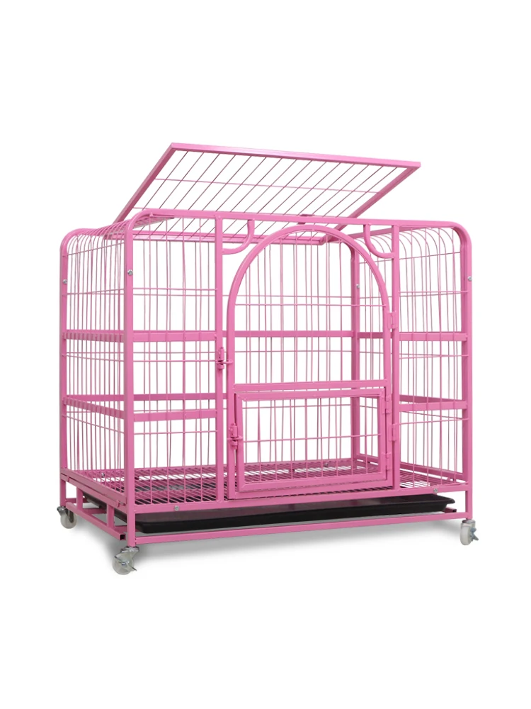 Special Offer Dog Cage Small Medium-sized Large Dog Teddy With Toilet Indoor Durable Dog Compact Cage Pet Cat Cage