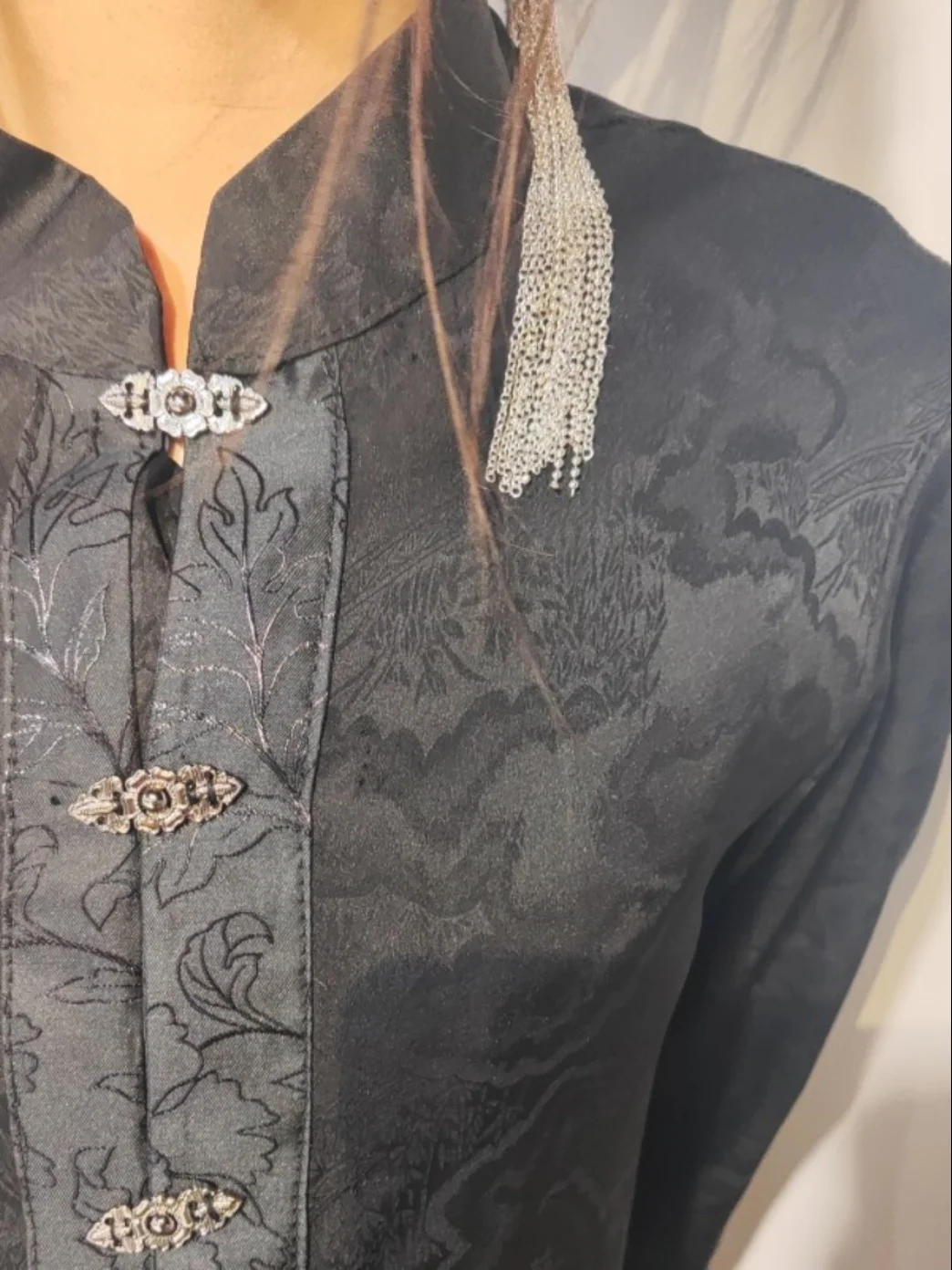 

Оригинальный круглый халат Dingyunlai Zhong, удобная внутренняя одежда, имитация eup, золотого переплетения, женский хааньфу, весенний сезон, пол...