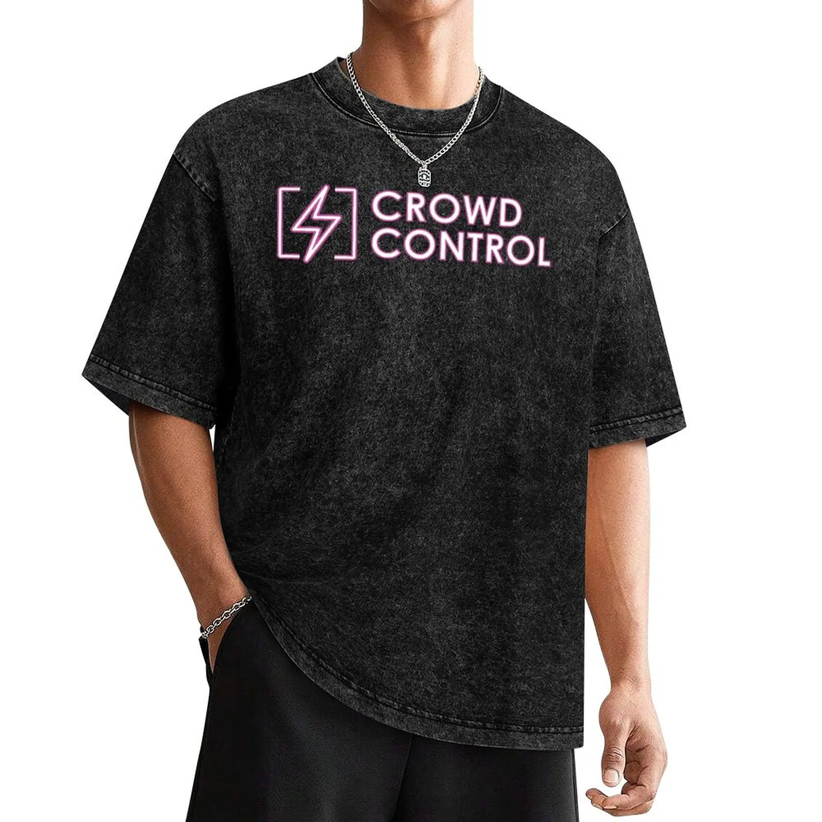 

Crowd Control logo T-Shirt blanks tees rapper graphic tees anime tshirt mens tall t shirts