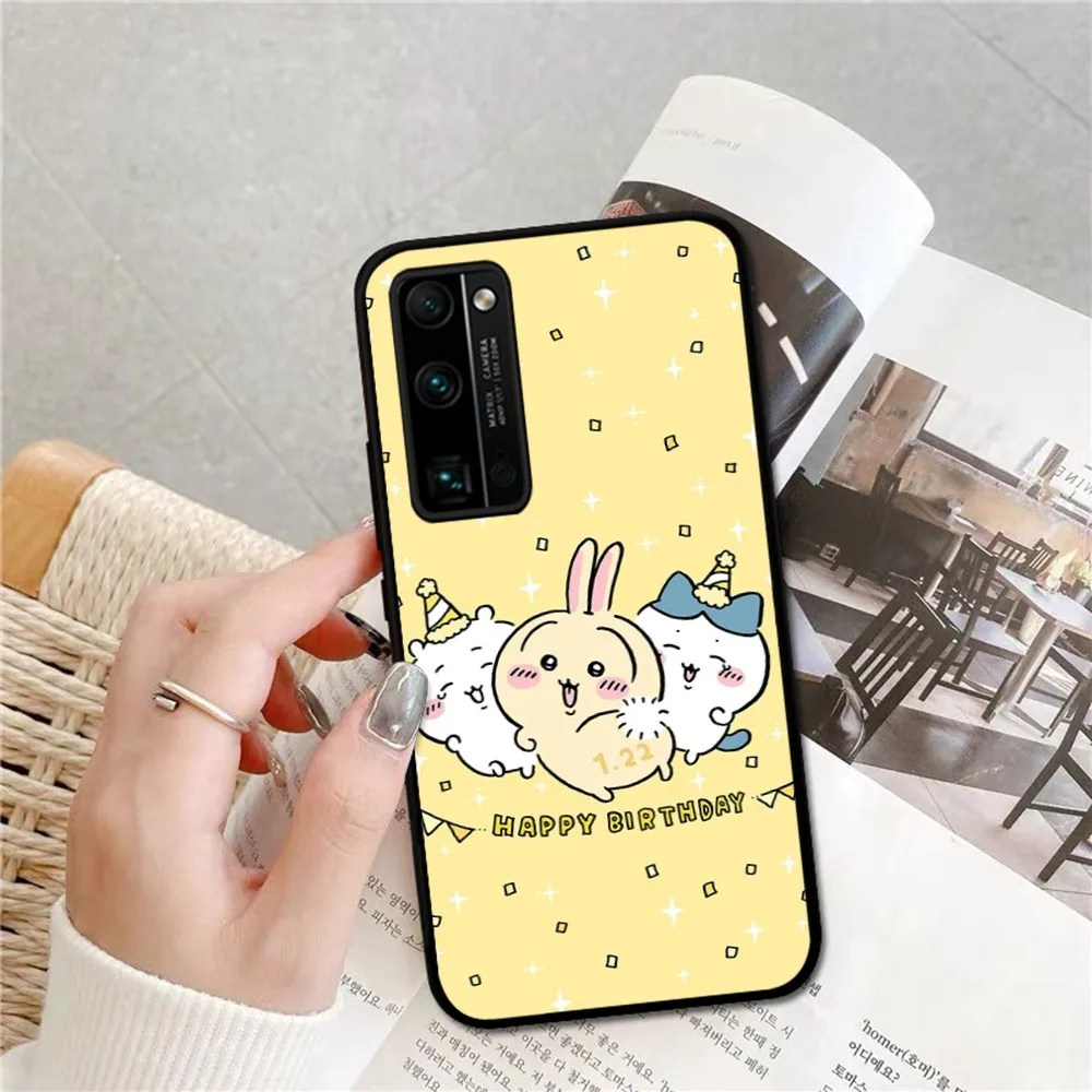 C-ChiikawaS Cute Phone Case For Huawei Honor 10 lite 9 20 7A 9X 30 50 60 70 pro plus Soft Silicone Cover