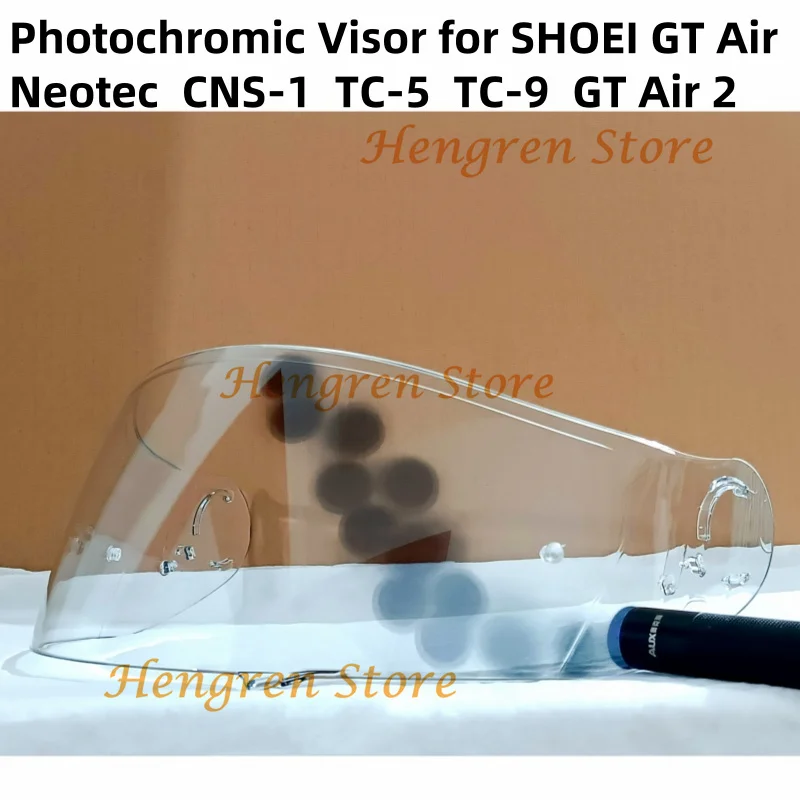 ecran photochromique shoei gt air Visière photochromique pour SHOEI GT Air Neotec CNS-1 TC-5 TC-9 GT Air 2,  bouclier d'objectif de casque, coupe Uv, Casco Moto Face Visera, pare-brise