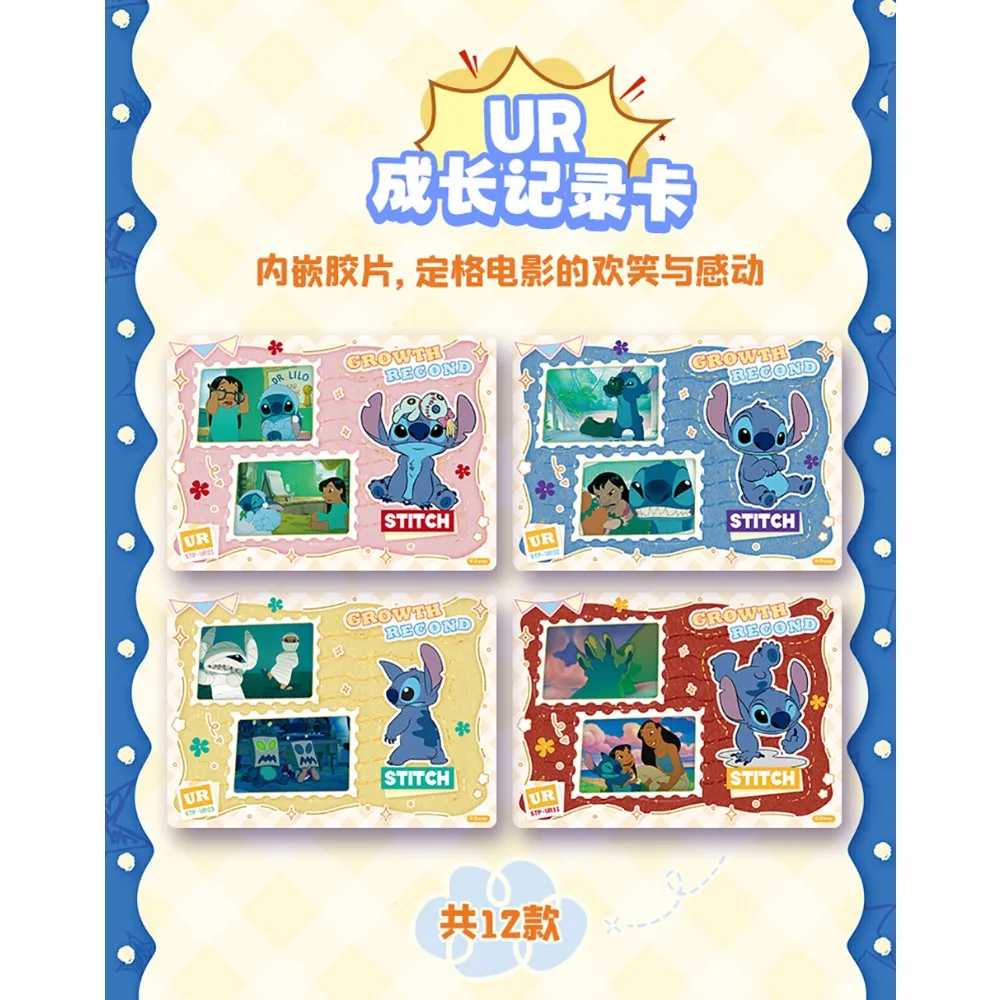 Card.Fun Disney Lilo & Stitch Collectible Card Box Set, Pastel Cartoon Character Art Cards, Sealed Pack Display Gift for Fans