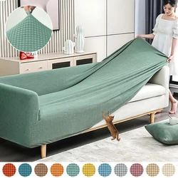 Funda de sofá elástica de Jacquard para sala de estar, Protector antisuciedad lavable para sillón, decoración de sofá para el hogar, 1/2/3/4 asientos