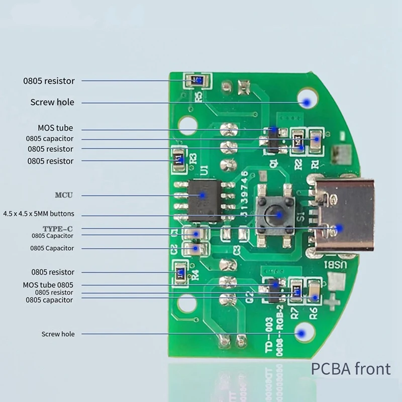 Podwójny Spray USB nawilżacz Atomizer moduł podwójny Spray płyta sterowania podwójny moduł płyta sterownicza rozpylacz, zestaw B łatwy w użyciu