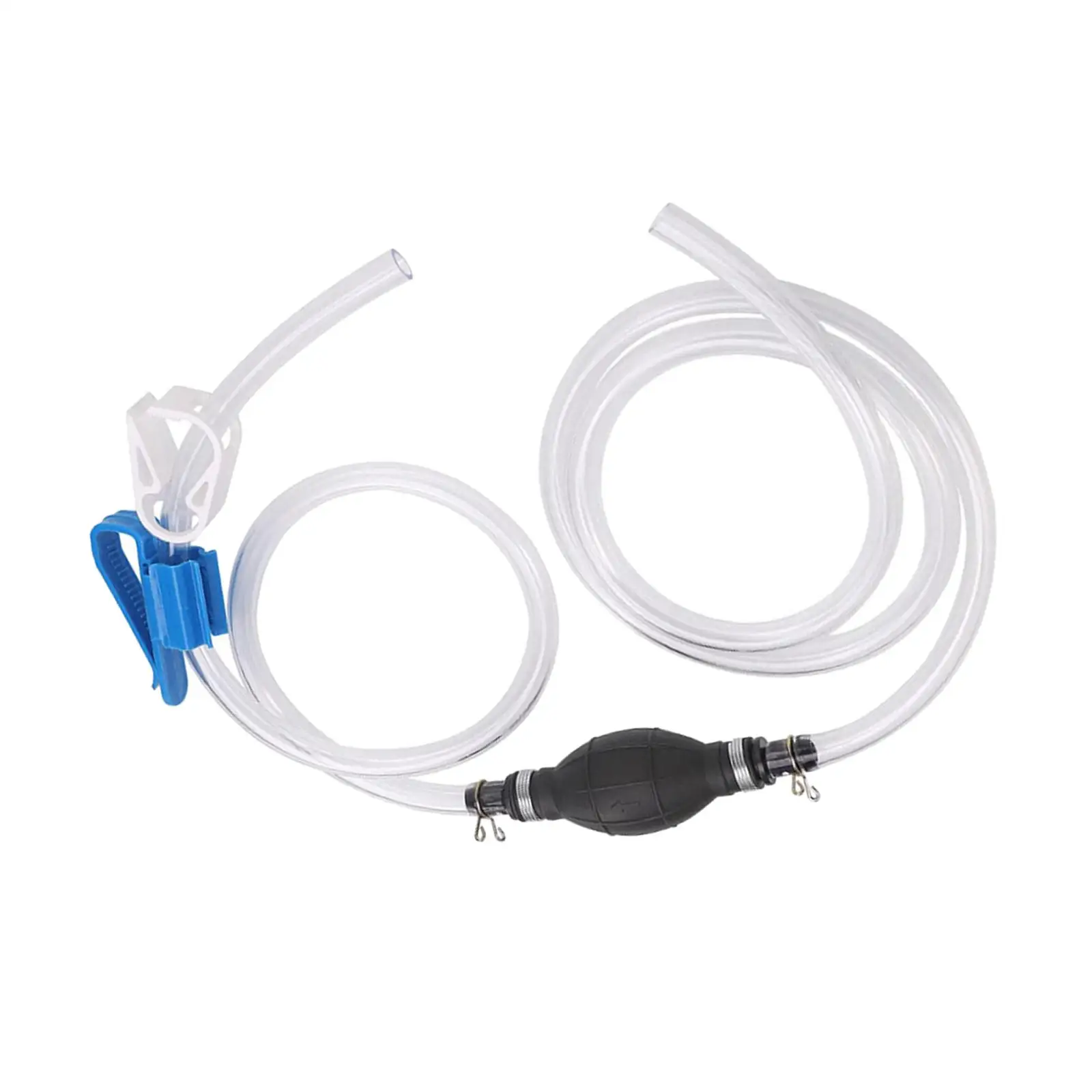 Fuel Transfer Pump Siphon Hand Pump Durable with Total 2M Hose Car Fuel Pump Syphon Pump Kit for Oil Gasoline Petrol