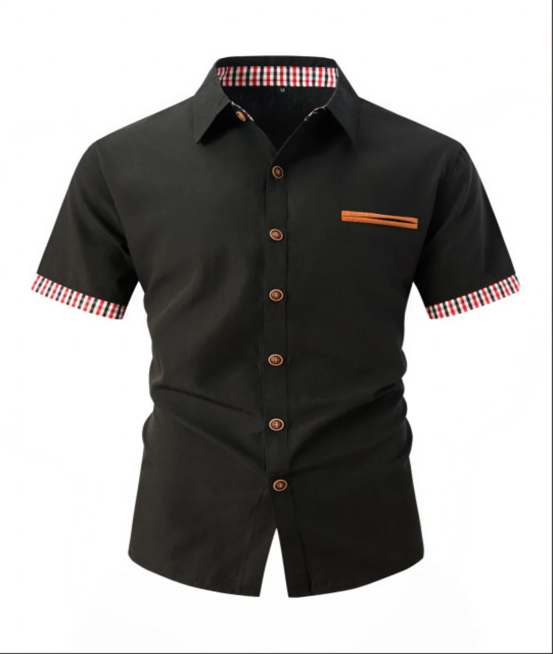 2024 neue Mode Herren bekleidung Frühling und Herbst Baumwolle Herren Farb block Business Slim Fit Freizeit hemd Langarmhemd