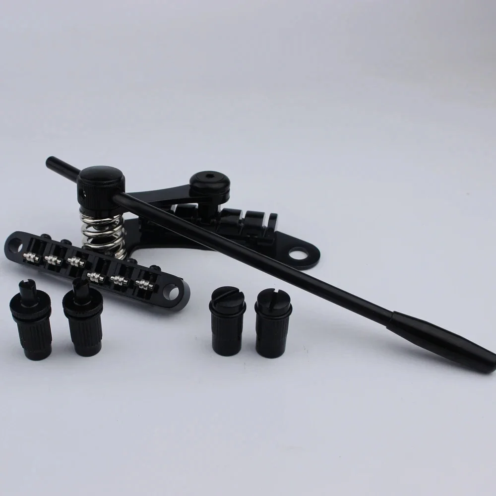 Tune-O-Matic Roller Saddle Guitar Bridge+ Stop Bar Tailpiece Tremolo for LP SG Guitar