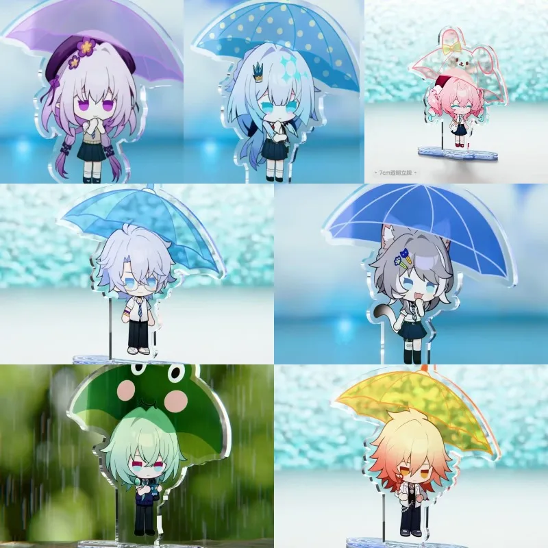 Honkai:Star Rail Phainon Holding Umbrella Thick Acrylic Figure Stand Model Plate DIY Desk Decor Standing Ornaments For Fans Gift