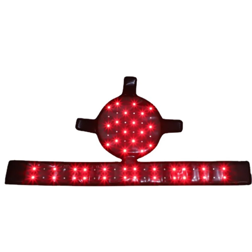 LED Red Light Therapy Belt With Timer,Near Infrared Light Wrap Cap For Pain Relief,Decrease Inflammation,Hair Growth,20cm,16W