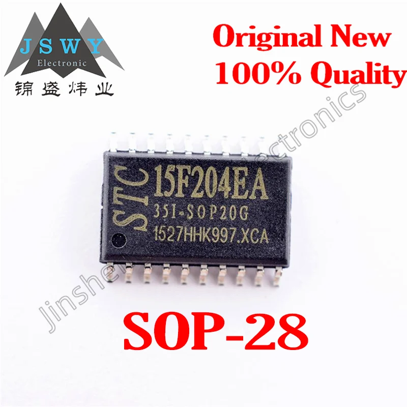 

10PCS STC15F204EA-35I-SOP20G STC15F408AD-28I-SOP28 STC15L2K08S2-35I-SOP28 STC15L2K16S2-35I-SOP28G In-Line/SMD MCU 100% Brand New