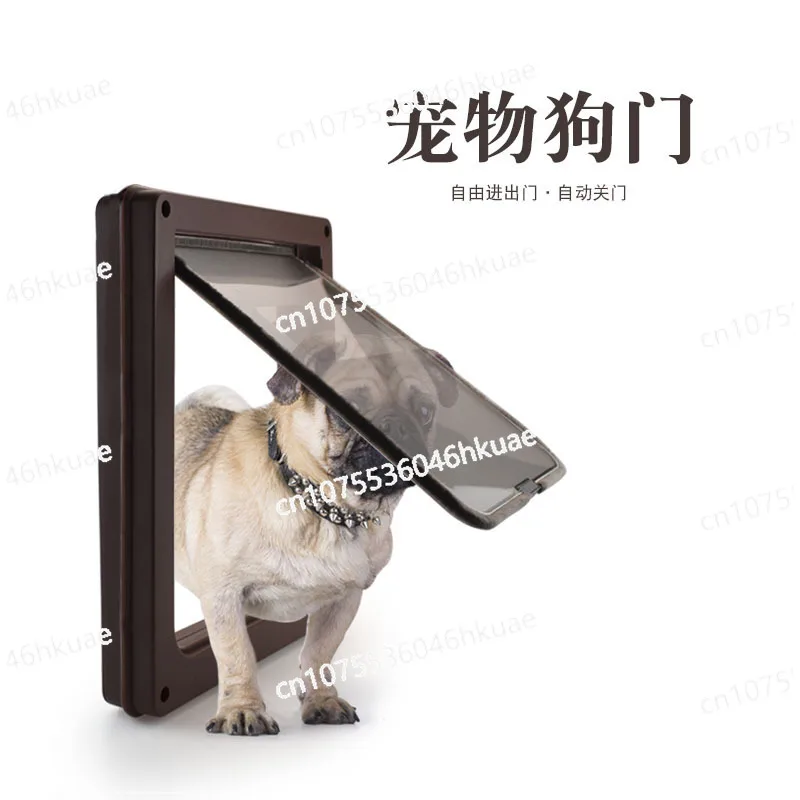 Pet Door, Dog Cat Hole, Large Dog Door, Free Entry and Exit, Control Switch