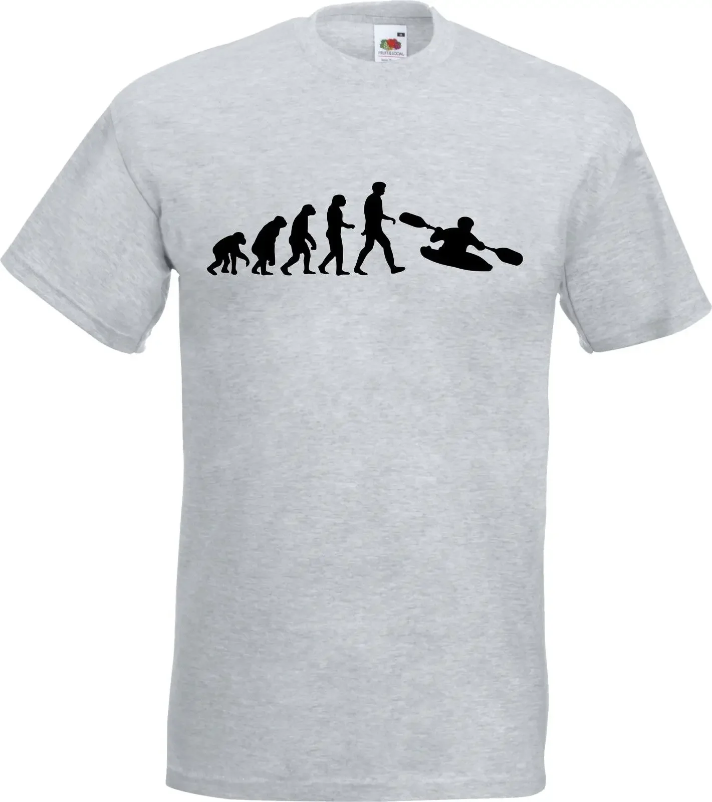Hot sale Fashion Evolution of Kayak Man T-Shirt TShirt Canoe Kayaking Mens NEW All Szs Clrs Tee shirt