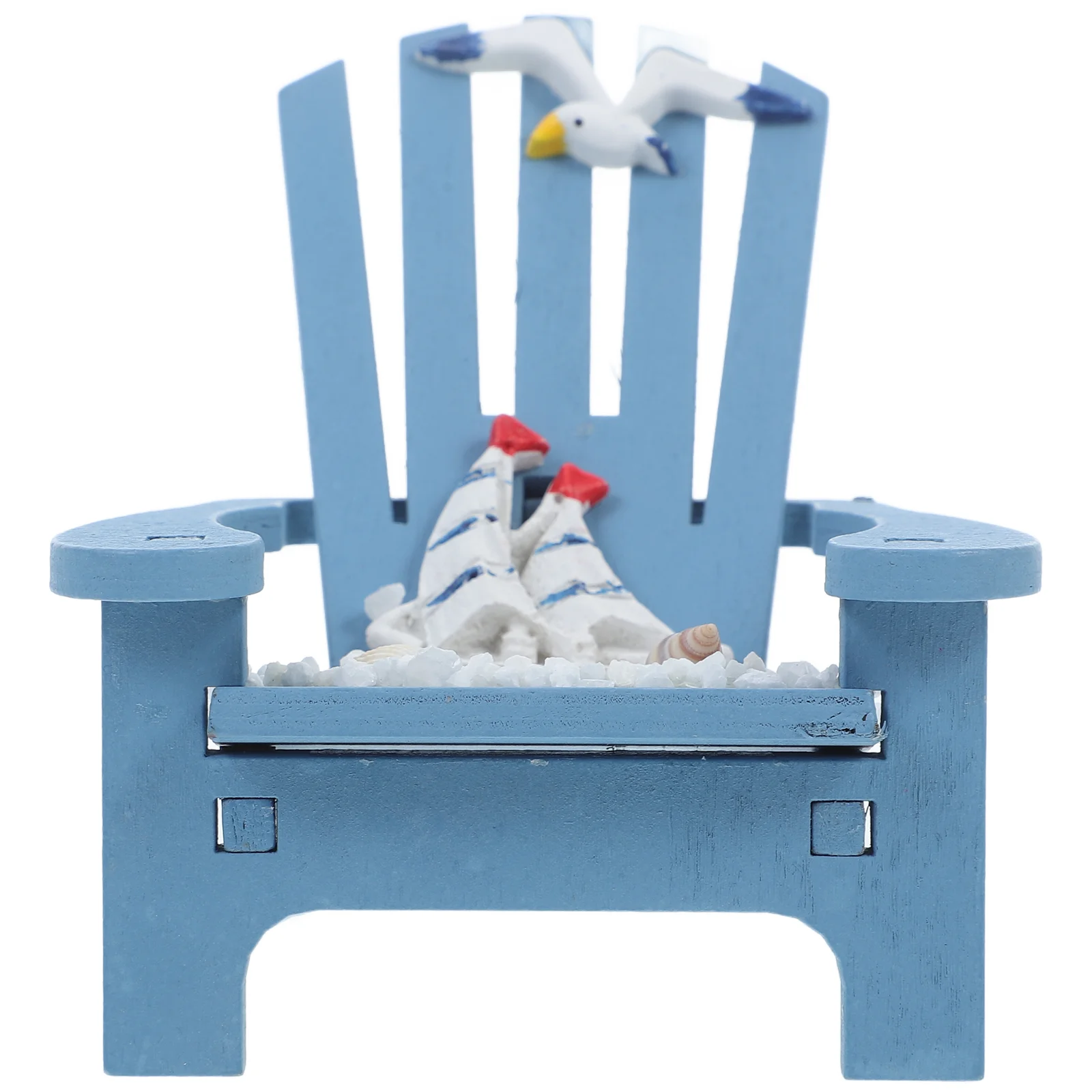 Beach Chair Decoration Themed Party Decorations Miniature Dollhouse Furniture and Accessories Chairs Ornaments Model