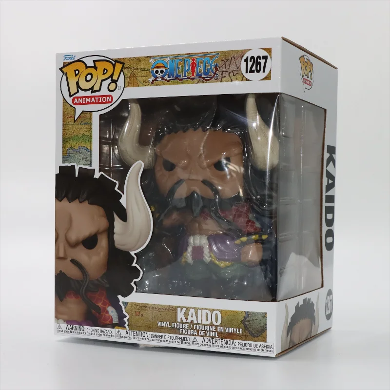 Funko Pop Original One Piece Kaidou figura de acción de 6 pulgadas modelo muñeca coleccionable decoración juguetes regalo para niños niñas niños