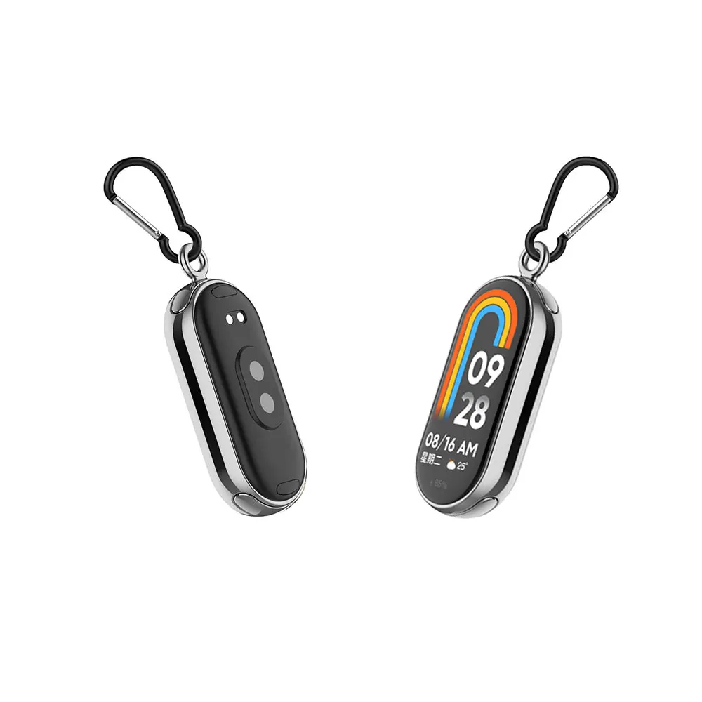 Pendant Necklace For Xiaomi Mi Band 10 9 8 Watch Hanging Neck Bracelet Strap For Mi band 9 Stainless Steel Metal Buckle view 5
