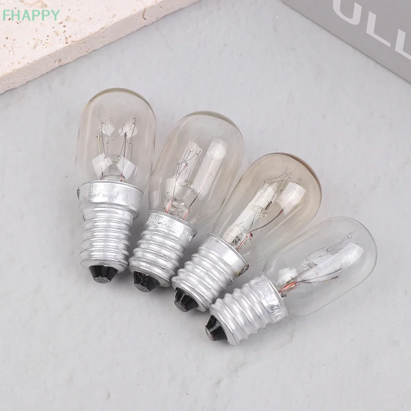 5Pcs E14 Salt Lamp Globe Bulb 10/15/20/25W 220V-230V Incandescent Bulbs Refrigerator Oven Light Bulbs Replacement Bulbs