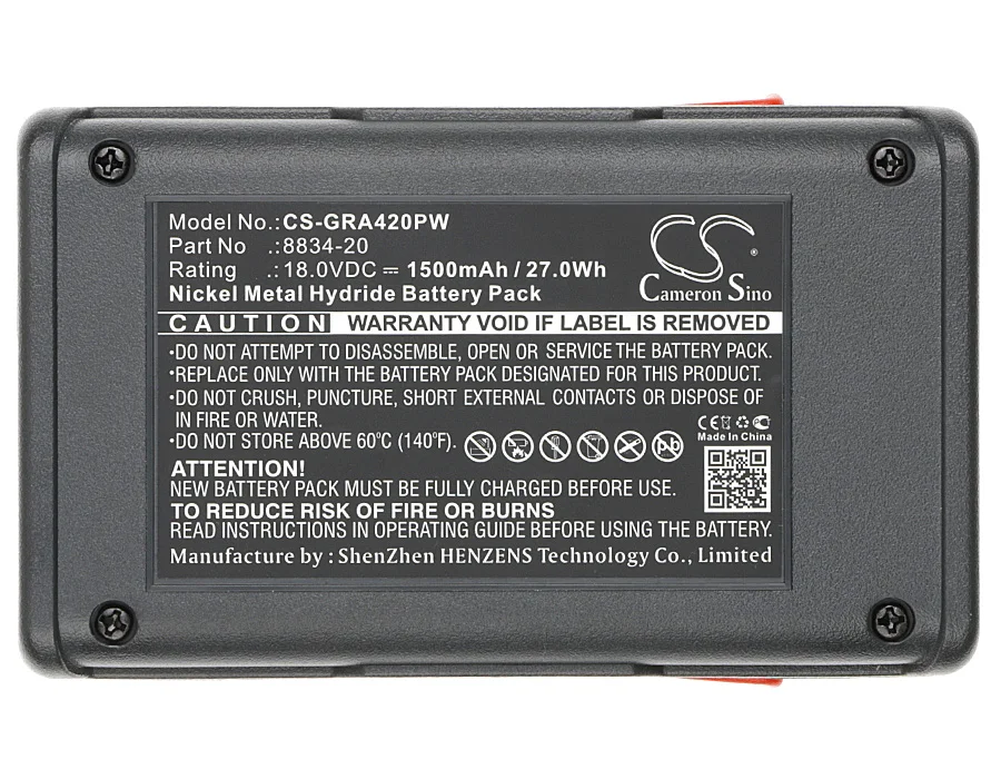 CS Replacement Battery for Gardena Turbotrimmer SmallCut 300 Accu,648844,Heckenschere EasyCut 42 Ac PN:8834-20 1500mAh / 27Wh
