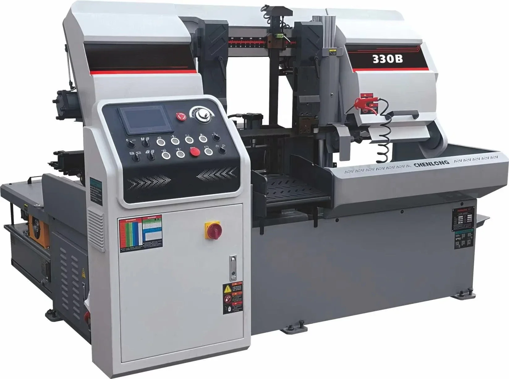 Double column automatic band saw