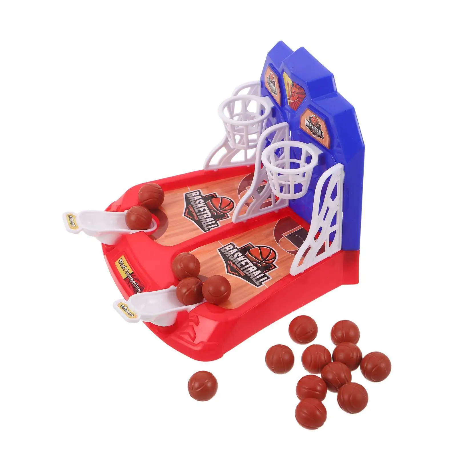 

Набор миниатюрных настольных баскетбольных кольц для игры пальцами, синий, для офисного стола, настольная баскетбольная игра, развлекательная активность