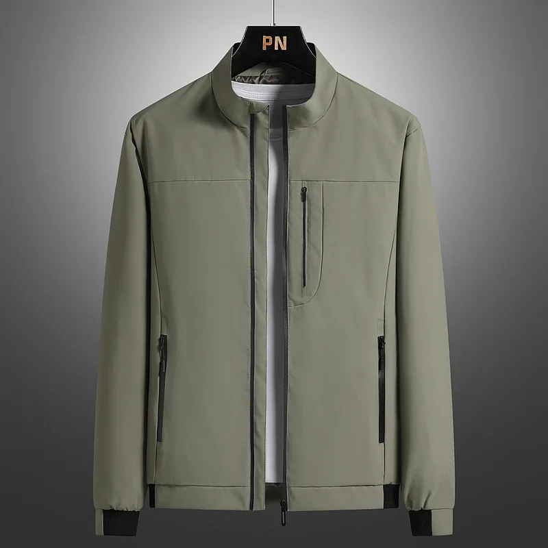 

Spring And Autumn New Men's Jacket Casual Versatile Loose Coat Men's Solid Color Top Coat