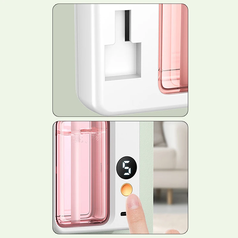 1Set Mini Aroma Diffuser Fragrance Essential Oil Smart Aromatherapy Machine 5level Mode Hanging Wall Timing Air Freshener