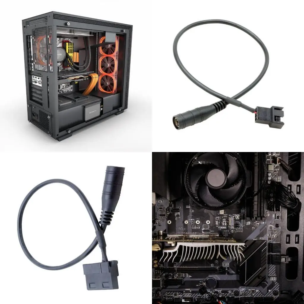 

K3NB 4PIN Power Power Power Extension Cable для 55x21 мм аксессуары для охлаждения компьютера Несколько целей