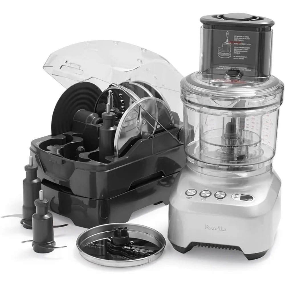 

Breville Sous Chef 16 Cup Peel & Dice Food Processor, Brushed Aluminum, BFP820BAL,Silver