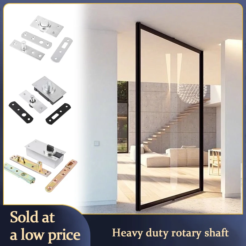 

Heavy Duty 360 Degree Shaft Upper And Lower Hinge Door Shaft Heaven And Earth Shaft Rotation Hidden Hinge Invisible Door Hinge