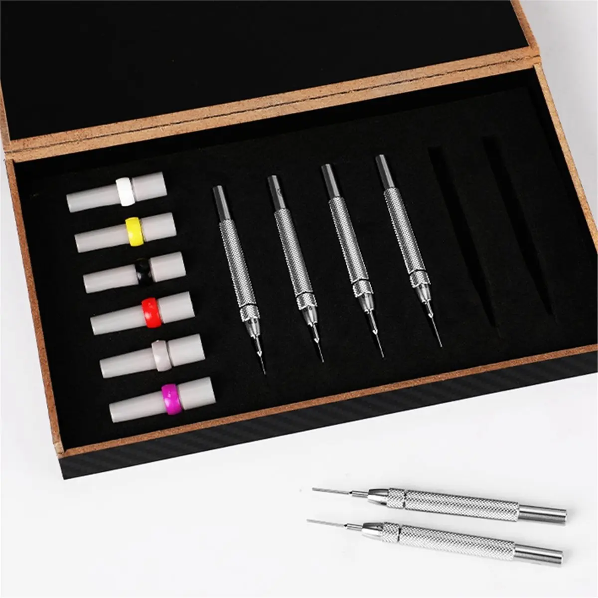 New High-quality Watch Band Removal Pin Extra Long Needle Punch 0.5-1.0mm Needle Watch Strap Remover Set Watch Repair Tool
