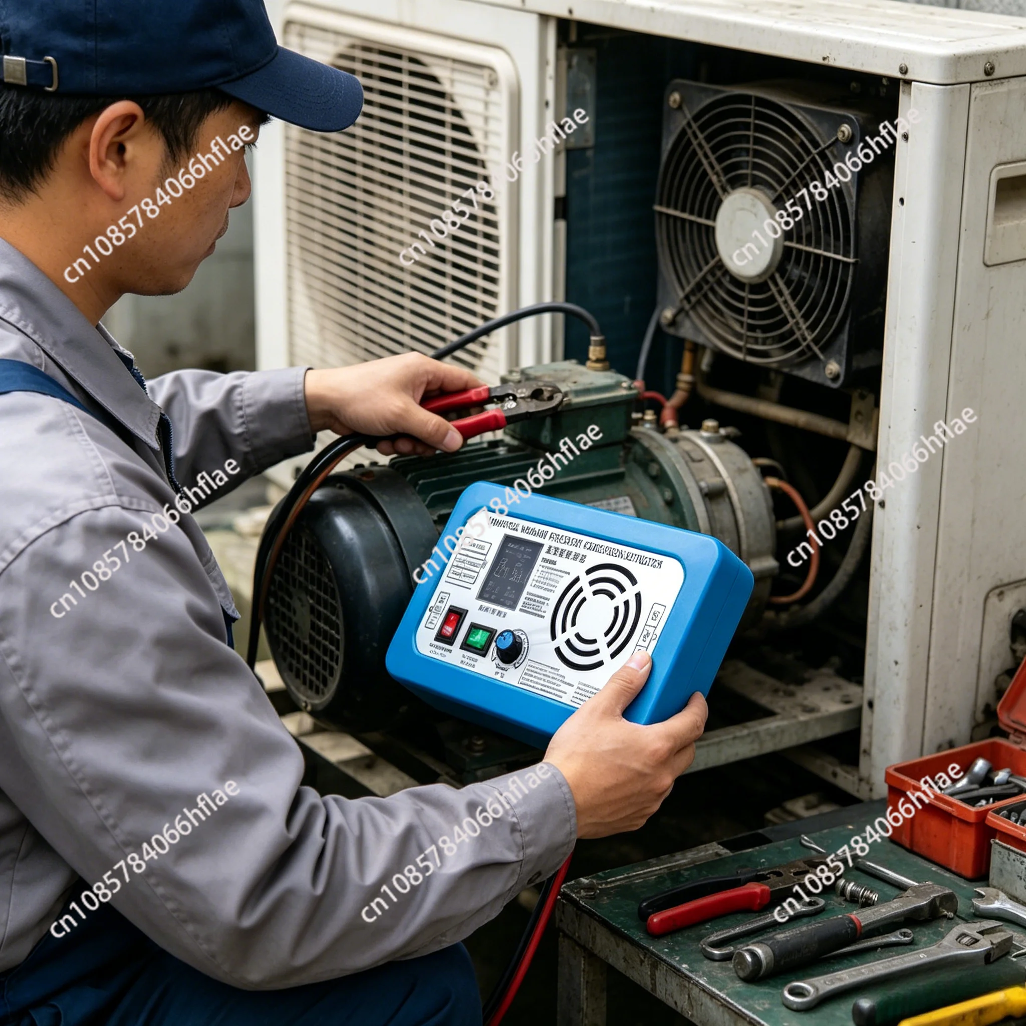 Screen Display Inverter Compressor Detector 1-3HP 5HP Air Conditioner Testing Instrument