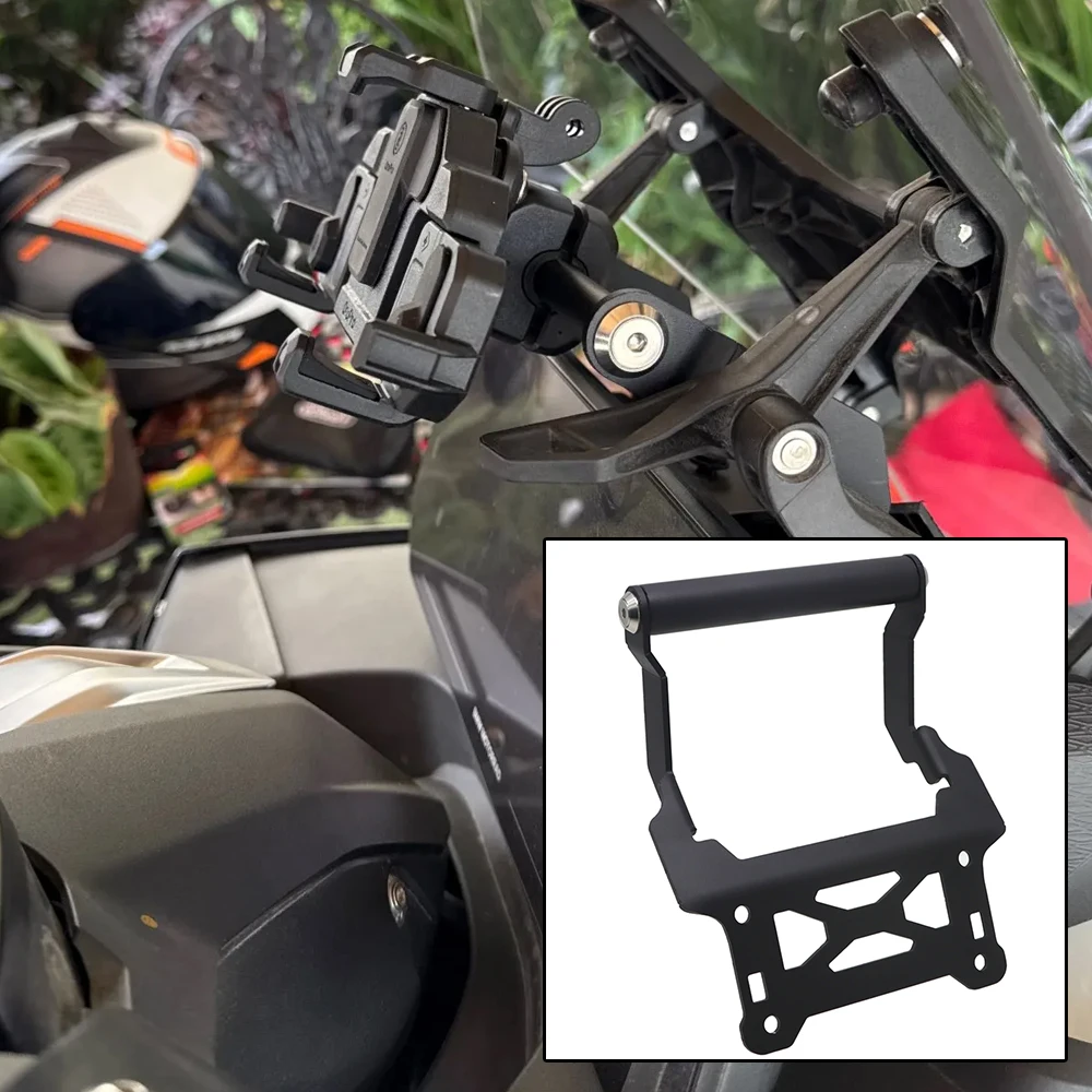 Motorrad-Zubehör CNC Aluminium GPS-Navigationshalterung Lenker-Verlängerungshalterung Neu für BMW C400GT C400 GT 2025 2026