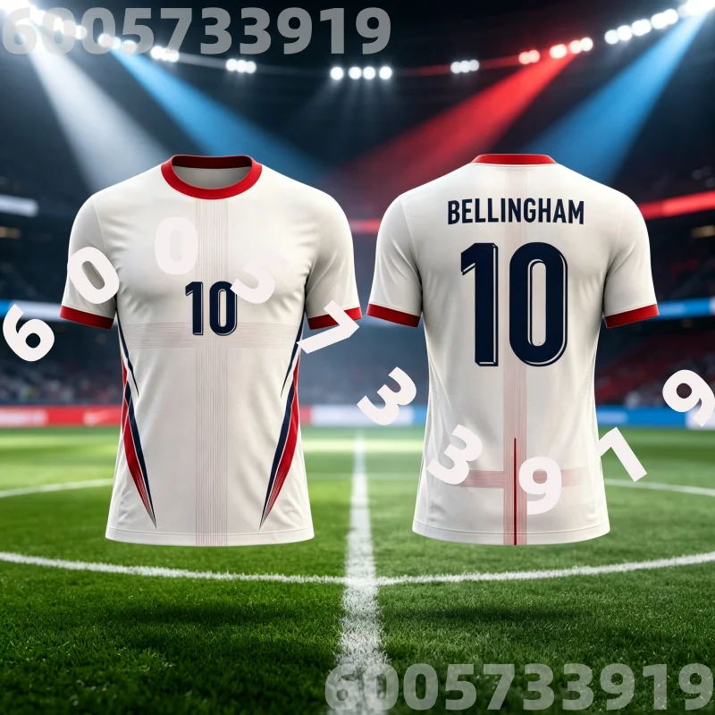 2026 Sommer Bellingham Nr. 10 Fußballtrikot Fan-Souvenir-Shirt Atmungsaktiv Schnelltrocknend Bequemes Sport-Training Familien-Kinder-T-Shirts – Detail 1