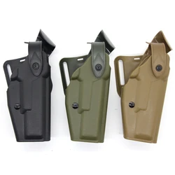 Tactical Gun Holser Hunting Waist PIstol Gun Case Outdoor Belt Paddle Gun Holder for Glock 17 19 Combat Waist Vest Equipment