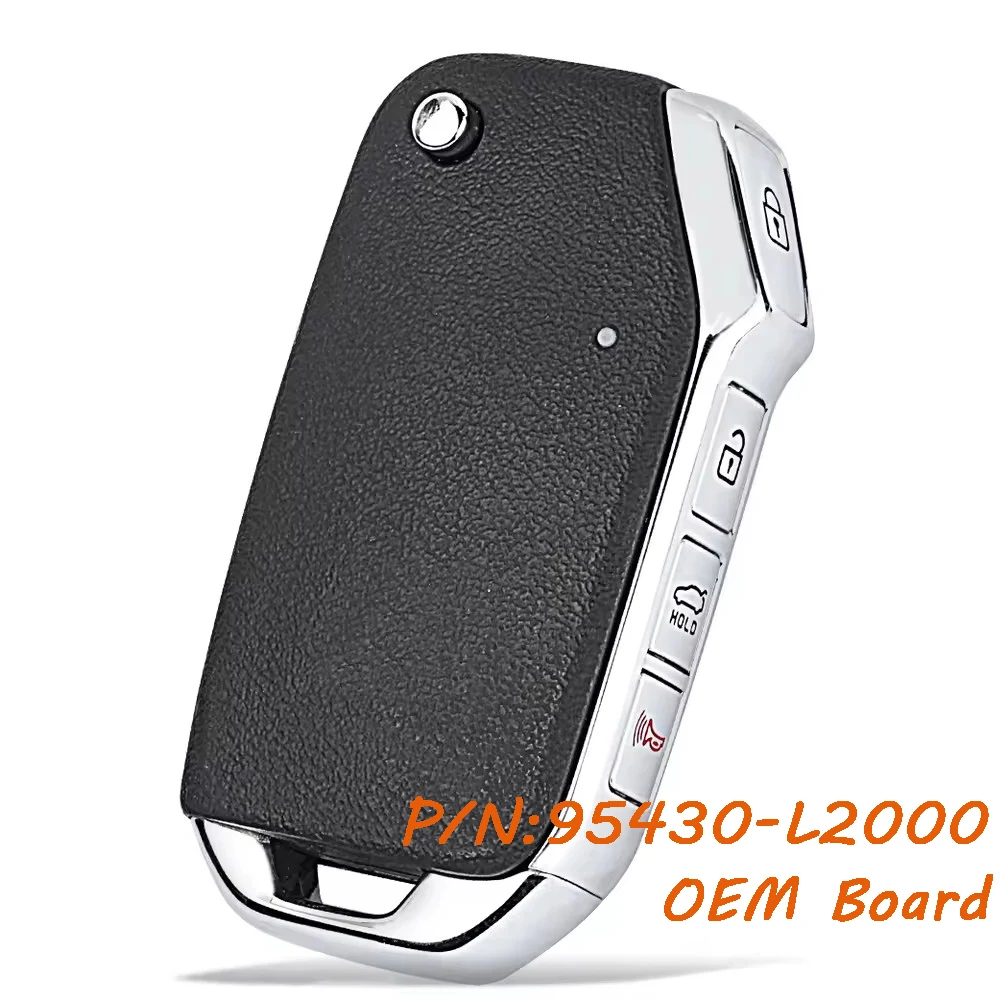 KEYECU 95430-L2000 OEM لوحة أصلية ذكية بدون مفتاح مفتاح بعيد فوب الارسال لكيا K5 2021 2022 2023 لا رقاقة