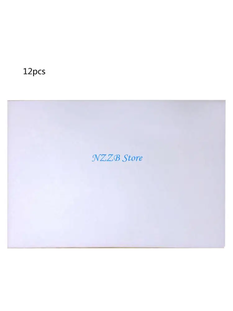 

T21F 12 шт. термоусадочные листы Dink, листы термоусадочной пленки, шлифованный термоусадочный пластиковый лист, светящийся