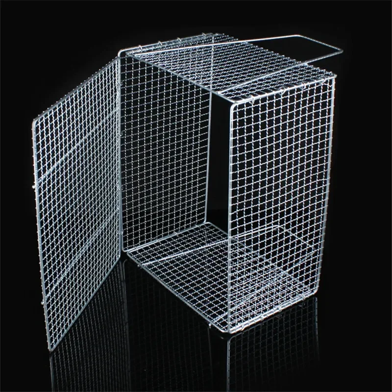 Stainless steel fried fritters basket oil leakage iron frame oil filter washing basket