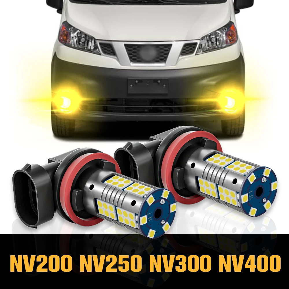 

2pcs Canbus LED Fog Light Lamp Accessories For Nissan NV200 NV250 NV300 NV400 2010 2011 2012 2014 2015 2016 2017 2018 2019