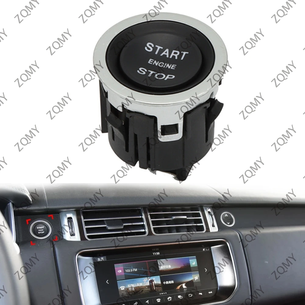 1pcs Car Ignition Stop Start Button Switch Replacement LR094038 For Land Rover Discovery Sport Rover Range Rover Sport Evoque