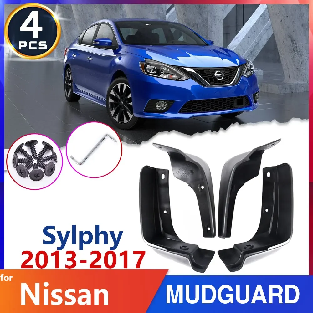 

Car Tire Fender Mud Flap for Nissan Sentra Sylphy Pulsar 2013~2019 B17 Mudflaps Splash Guards Mudguards Auto-Accessories-Goods