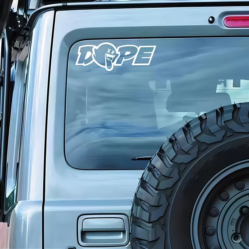 สติกเกอร์ติดรถยนต์/มอเตอร์ไซค์ลายการ์ตูนแนวเท่ห์ 1 ชิ้น สำหรับตกแต่งภายนอกรถยนต์/มอเตอร์ไซค์ สร้างลุคเท่ห์ๆ ด้วยสติกเกอร์ส่วนตัว