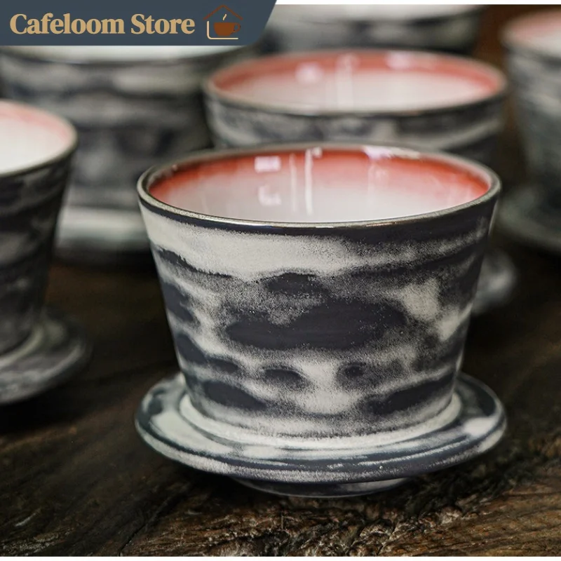 Timemore Artist Series Limited Edition Ceramic coffee dripper Coffee Tasting Cup Portable Coffee Cupping Cup With Lanyard