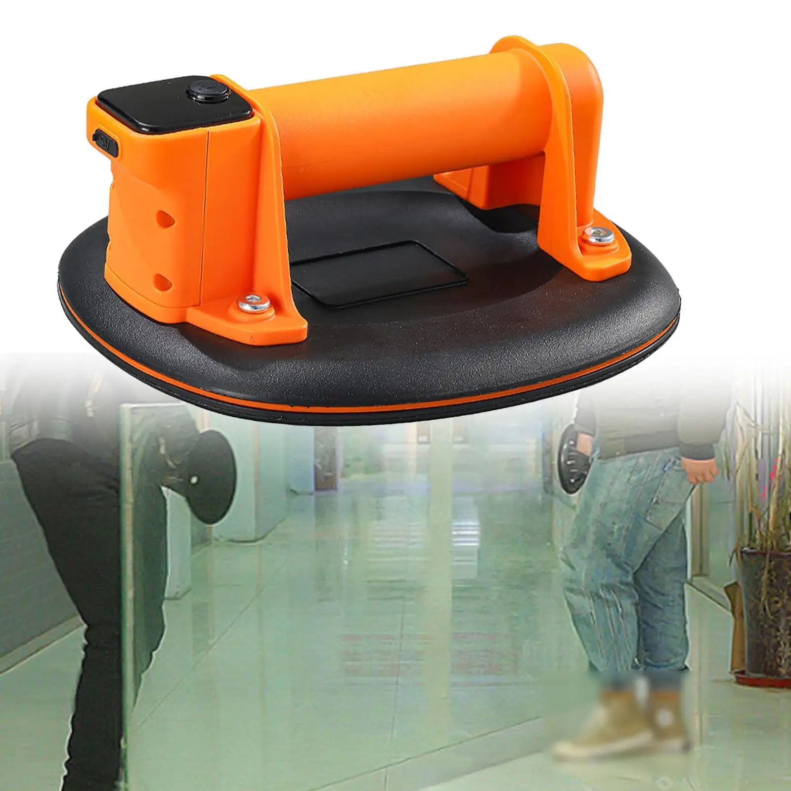 Electric Suction Cup for Glass with 200kg Capacity and Air Pressure Control