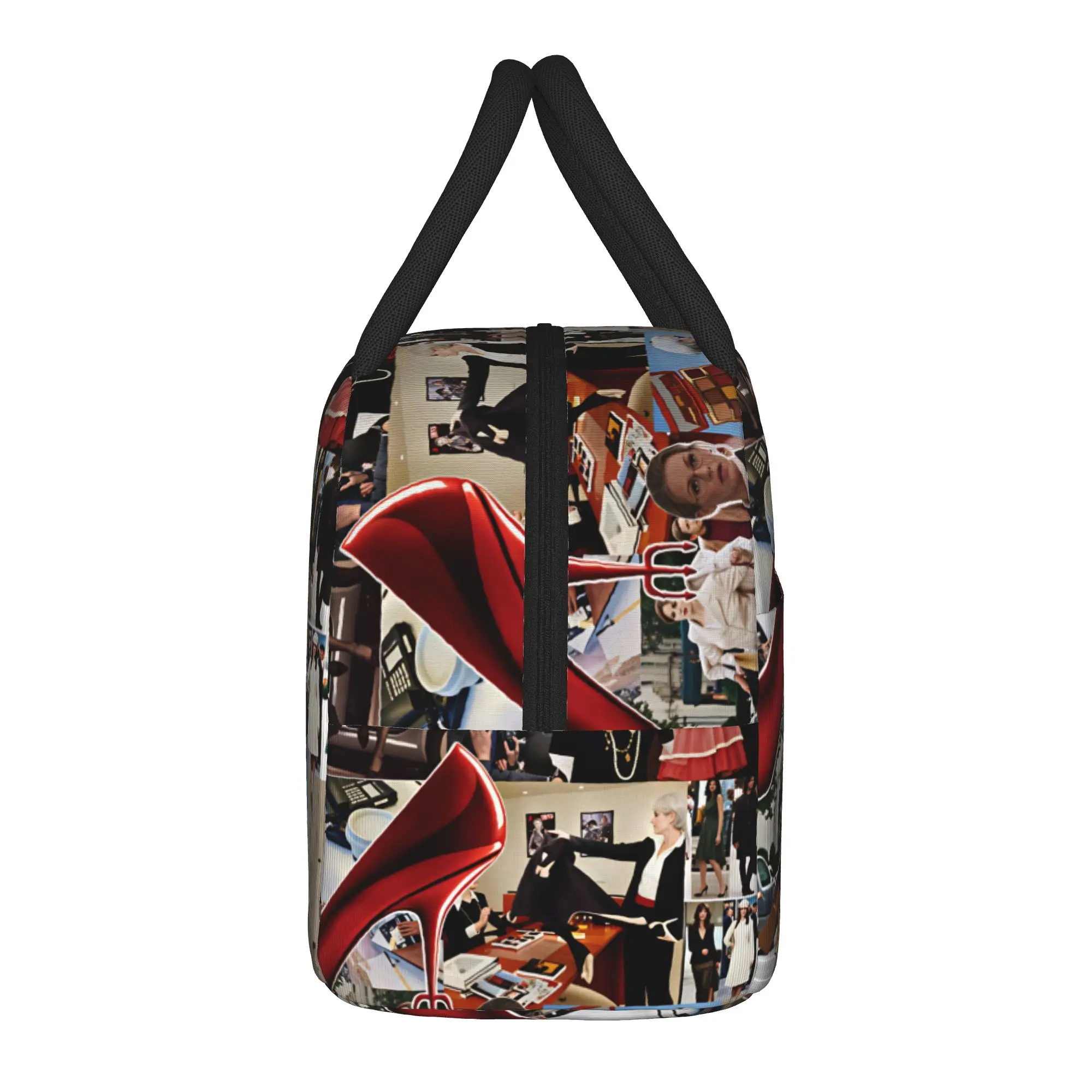 The Devil Wears Pradad Lunch Bag Film Funny Lunch Box Portable Zipper Thermal Lunch Bags For Girls Oxford Custom Cooler Bag
