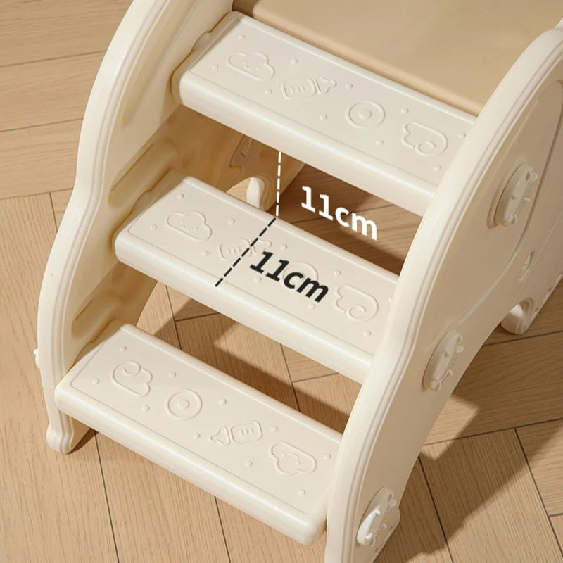 안전한 아기 미끄럼틀 실내 놀이터 어린이 미끄럼틀 장난감 곡선형 플라스틱 3세 어린이 미끄럼틀 안정적인 가정용 미끄럼 방지 계단 미끄럼틀