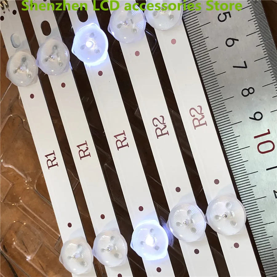 PARA LG 42 polegadas 6916L-1505A/1506A/1507A/ 1508A 6916L-1317A/1318A/1319A/1320A 6916L-1385A/1386A R1 + L1 = 824MM tira retroiluminação LED