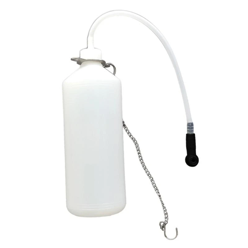 Brake Fluid Bleeder Bottle 1L Brake Bleeding Tool Set Flexible Auto Brake Fluid Extractor Brake System