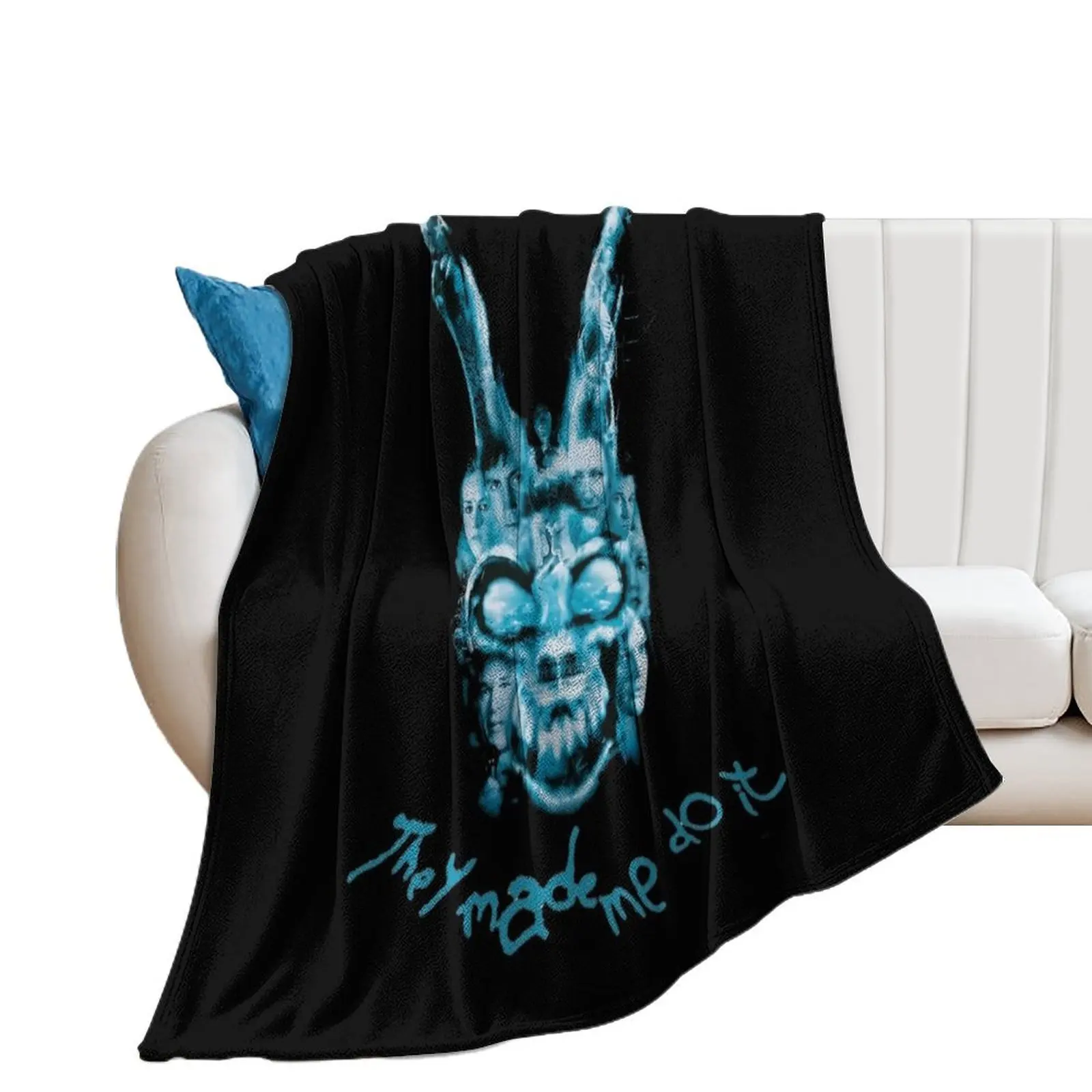 Darko - They made me do it Throw Blanket Decorative Sofa sofa bed Flannels Blankets