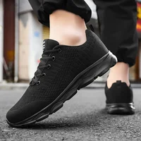 Nouvelles chaussures pour hommes, baskets décontractées respirantes, chaussures de course blanches et noires d'été, chaussures de sport légères et souples pour femmes et hommes 5